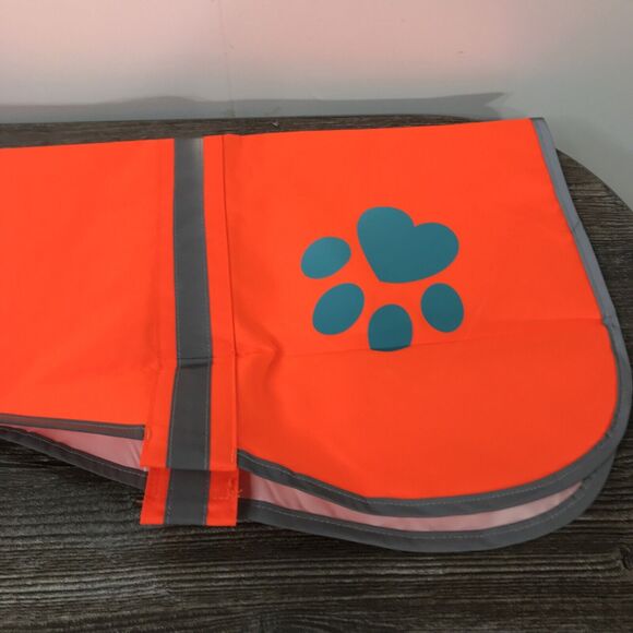 Reflective Dog Hi-Vis Warning Clothing Orange XL Safety Pup XD New - Picture 4 of 8